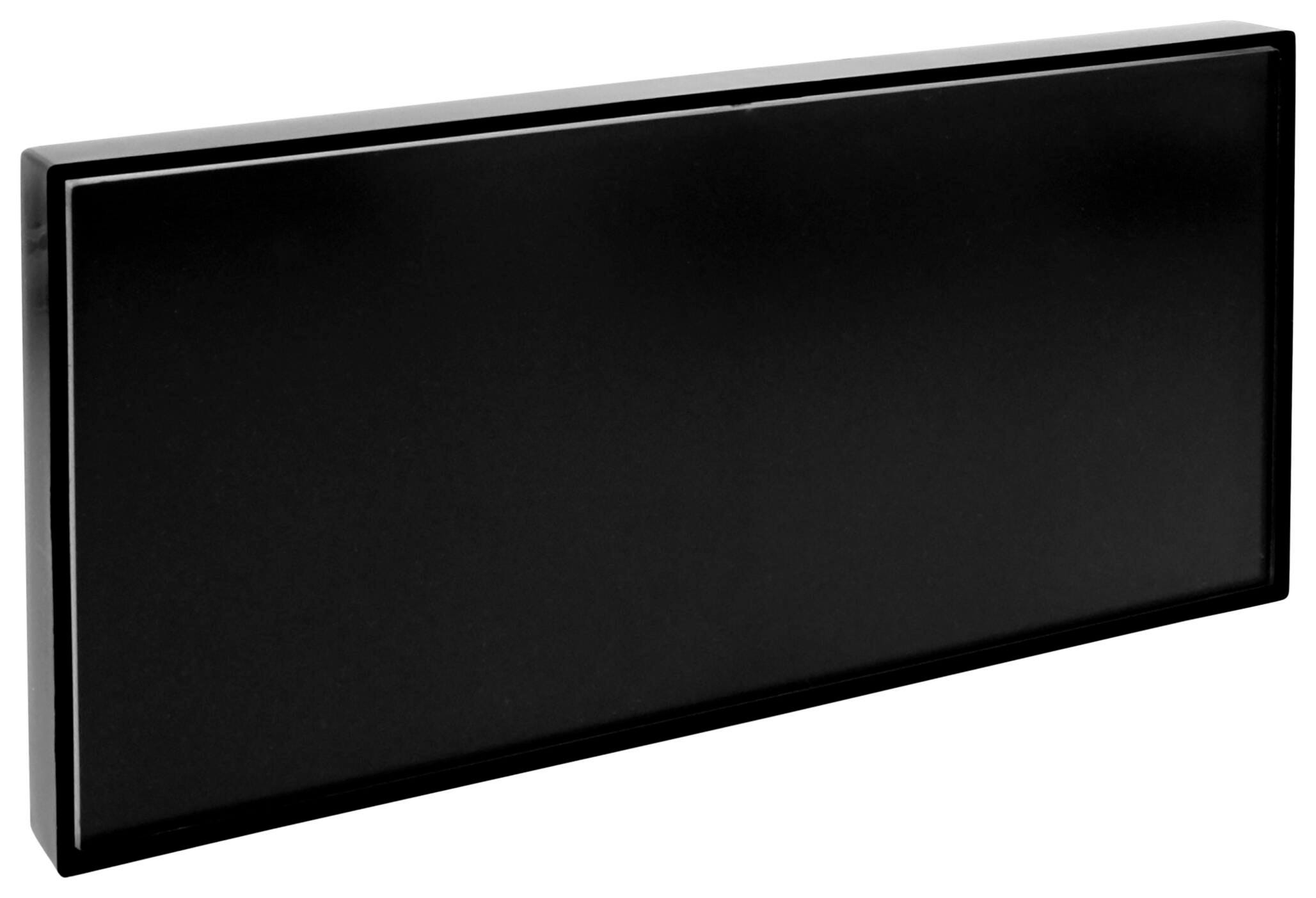 Lorell Snap Plate Architectural Sign, 12 x 6 x 3/5 Inches, Black, Item Number 2025947